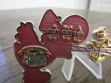 Load image into Gallery viewer, United States Chief Petty Officer Chief Mario Brothers Yoshi CPO Power Up Challenge Coin