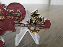 Load image into Gallery viewer, United States Chief Petty Officer Chief Mario Brothers Yoshi CPO Power Up Challenge Coin
