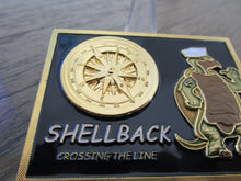 Load image into Gallery viewer, Shellback Crossing The Line Ancient Order of the Deep Crossing The Equator Ceremonial USMC USN Challenge Coin