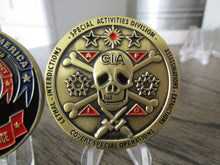 Load image into Gallery viewer, CIA Covert Special Operations Clandestine Service Lethal SAD HUMINT Paramilitary Challenge Coin
