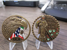 Load image into Gallery viewer, DEA Drug Enforcement Administration Santa Muerte Challenge Coin #879R