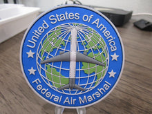 Load image into Gallery viewer, US Federal Air Marshal Service FAM FAMS Hook &amp; Loop Rubber Patch
