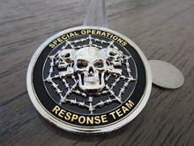 Load image into Gallery viewer, Federal Bureau of Prisons Special OPs Response Team BOP SORT Challenge Coin
