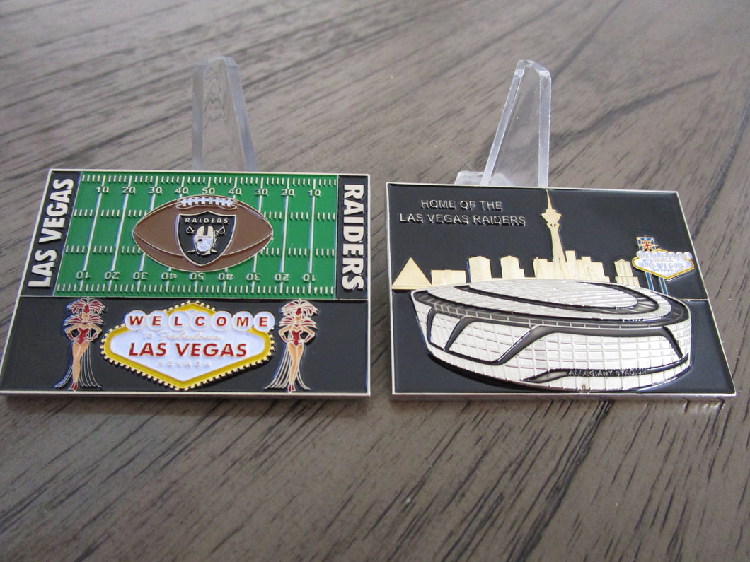 Welcome to Fabulous Las Vegas Raiders Football Allegiant Stadium Challenge Coin
