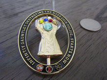 Load image into Gallery viewer, NYPD Thanos The Infinity Gauntlet  Spinning Challenge Coin
