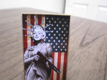 Load image into Gallery viewer, US Constitution 2nd Amendment Patriotic Marilyn Monroe Challenge Coin
