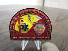 Load image into Gallery viewer, City of New York Emergency Medical Service Station 31 Tilly EMS Challenge Coin.
