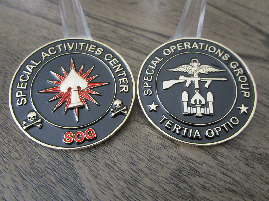 Central Intelligence Agency Special Activities Center Special Operations Group CIA SOG SAD Challenge Coin