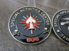 Load image into Gallery viewer, Central Intelligence Agency Special Activities Center Special Operations Group CIA SOG SAD Challenge Coin
