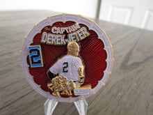 Load image into Gallery viewer, New York Yankees Forever Captain Derek Jeter Challenge Coin (Gold)

