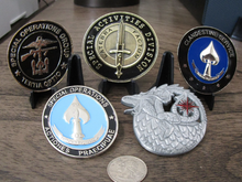 Load image into Gallery viewer, Lot of 16 CIA Challenge Coins SAD SOG Seal Team VI Spy vs Spy NOC