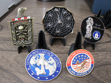 Load image into Gallery viewer, Lot of 16 CIA Challenge Coins SAD SOG Seal Team VI Spy vs Spy NOC