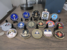 Load image into Gallery viewer, Lot of 16 CIA Challenge Coins SAD SOG Seal Team VI Spy vs Spy NOC