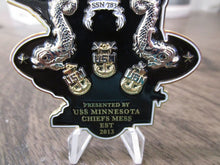 Load image into Gallery viewer, USS Minnesota SSN - 783 Chiefs Mess Est 2013 CPO Navy Chief Challenge Coin