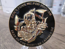 Load image into Gallery viewer, United States Marine Corps USMC Bulldog Don&#39;t Fear me Reaper USMC Challenge Coin

