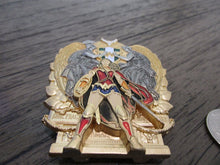 Load image into Gallery viewer, Large NYPD Wonder Woman Seek Peace But Prepare For War Challenge Coin Silver V
