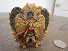 Load image into Gallery viewer, Large NYPD Wonder Woman Seek Peace But Prepare For War Challenge Coin Gold V
