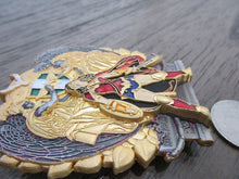 Load image into Gallery viewer, Large NYPD Wonder Woman Seek Peace But Prepare For War Challenge Coin Gold V
