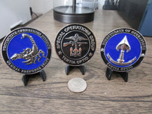 Load image into Gallery viewer, Lot of 3 CIA Challenge Coins GRS Global Response Staff SOG Directorate of Operations