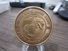 Load image into Gallery viewer, Vintage USMC Forces Atlantic 227th Anniversary 1775 - 2002 Challenge Coin #704R