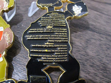 Load image into Gallery viewer, USN Dark Skin Popeye The Sailor Man Anchors Aweigh Navy Chief CPO Challenge Coin