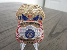 Load image into Gallery viewer, 2021 Federal Air Marshal FAM 59th Presidential Inauguration BIDEN Challenge Coin
