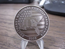 Load image into Gallery viewer, Vintage DOJ United States Marshal Southeast Regional Task Force Challenge Coin