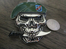 Load image into Gallery viewer, US Army 20th SFG(A) Special Forces Group Green Berets Creed Reapers Skull Challenge Coin