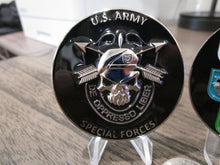 Load image into Gallery viewer, United States Army Special Forces Group Airborne Green Berets Skull Challenge Coin
