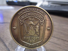 Load image into Gallery viewer, Englewood Cliffs Fire Department NJ 100th Anniversary Challenge Coin #527R