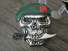 Load image into Gallery viewer, US Army 7th SFG(A) Special Forces Group Green Berets Creed Reapers Skull Challenge Coin