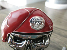 Load image into Gallery viewer, United States Air Force Special Forces Pararescueman Creed Pararescue * PJ's Beret Skull Challenge Coin