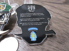 Load image into Gallery viewer, US Army 5th SFG(A) Special Forces Group Green Berets Creed Reapers Skull Challenge Coin