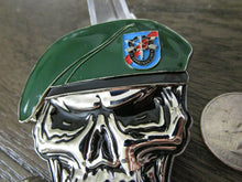 Load image into Gallery viewer, US Army 20th SFG(A) Special Forces Group Green Berets Creed Reapers Skull Challenge Coin
