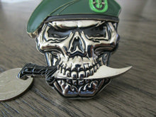 Load image into Gallery viewer, US Army 10th SFG(A) Special Forces Group Green Berets Creed Reapers Skull Challenge Coin