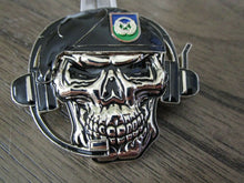 Load image into Gallery viewer, USAF TACP Tactical Air Control Party Black Beret Skull Challenge Coin
