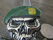 Load image into Gallery viewer, US Army 1st SFG(A) Special Forces Group Green Berets Creed Reapers Skull Challenge Coin
