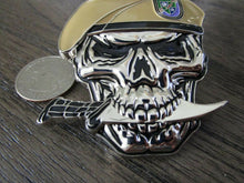 Load image into Gallery viewer, US Army 75th Ranger Regiment Rangers Lead the Way Beret Skull Challenge Coin
