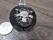 Load image into Gallery viewer, United States Army Special Forces Group Airborne Green Berets Skull Challenge Coin