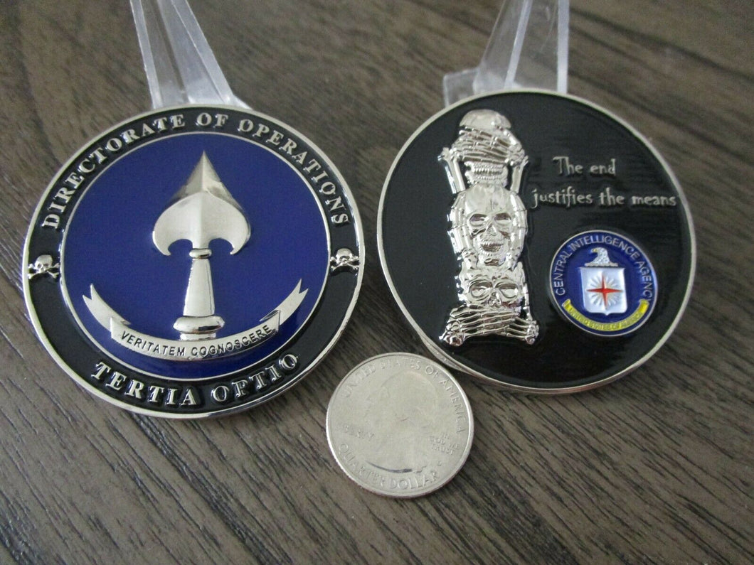 Central Intelligence Agency Directorate of Operations Clandestine Service DO CIA Challenge Coin