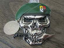 Load image into Gallery viewer, US Army 3rd SFG(A) Special Forces Group Green Berets Creed Reapers Skull Challenge Coin
