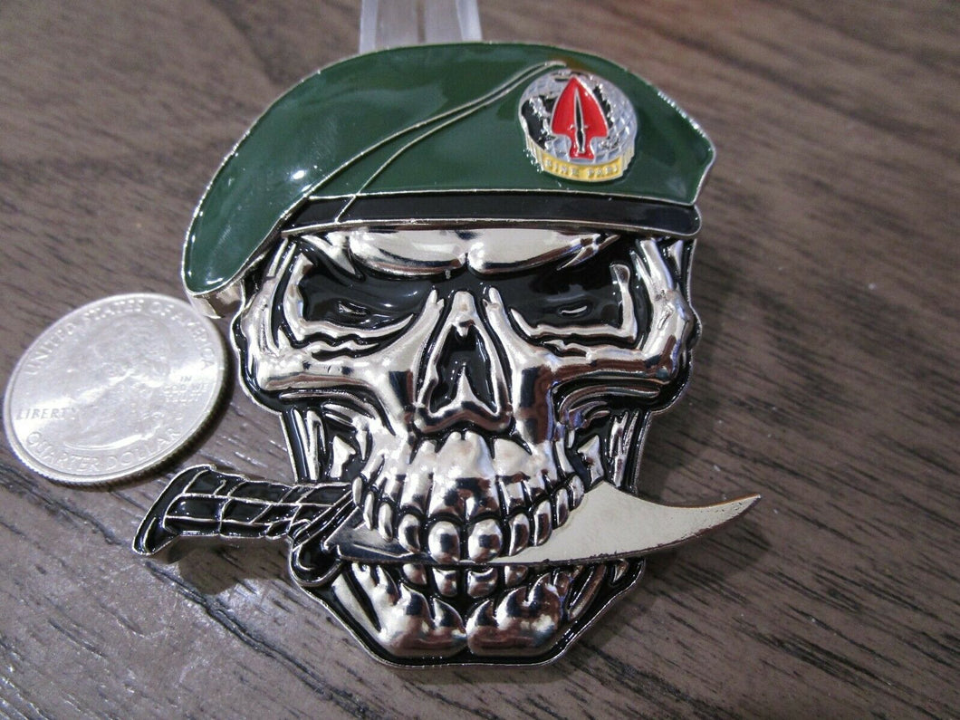 1st Special Forces Delta Force JSOC SFOD-D We Don't Exist Skull Challenge Coin