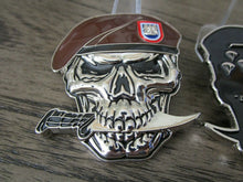 Load image into Gallery viewer, US Army 82nd Airborne Division Beret Skull Death From Above Challenge Coin