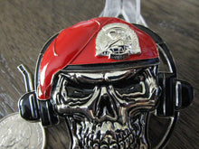 Load image into Gallery viewer, United States Air Force Special Operations Combat Control Team CCT AFSOC SOCOM Red Beret Skull Challenge Coin
