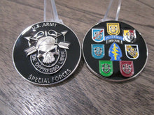 Load image into Gallery viewer, United States Army Special Forces Group Airborne Green Berets Skull Challenge Coin