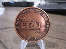 Load image into Gallery viewer, Vintage Oak Creek Police WI ERU Emergency Response Unit Challenge Coin #528R