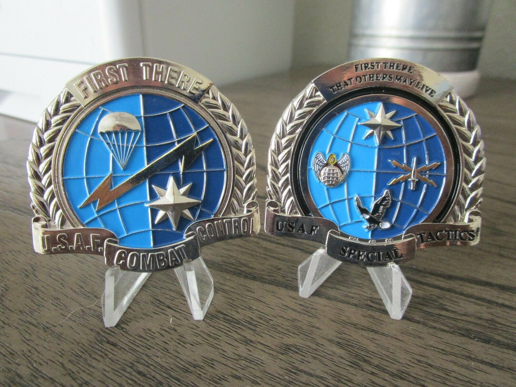 USAF Special Tactics Combat Control Team PJs TACP CCT 3D AFSOC Challenge Coin
