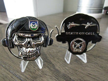 Load image into Gallery viewer, USAF TACP Tactical Air Control Party Black Beret Skull Challenge Coin
