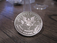 Load image into Gallery viewer, Vintage DOJ United States Marshal Challenge Coin #530R