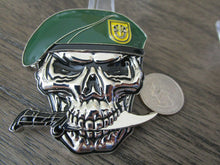Load image into Gallery viewer, US Army 1st SFG(A) Special Forces Group Green Berets Creed Reapers Skull Challenge Coin